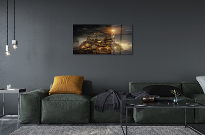 Obraz plexi Lucerna mraky plavidiel