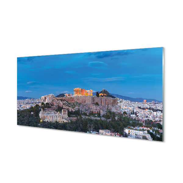Obraz na akrylátovom skle Grécko panorama v aténach