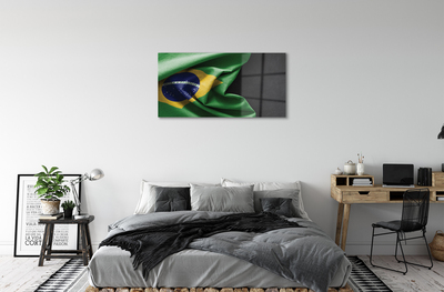 Obraz plexi Vlajka brazílie