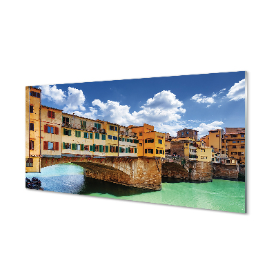 Obraz na akrylátovom skle Italy river mosty budovy