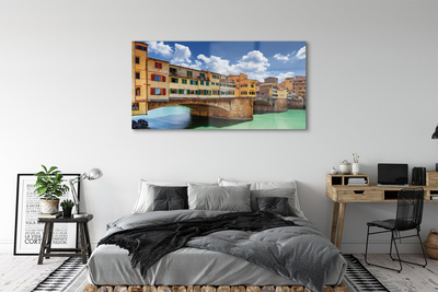 Obraz na akrylátovom skle Italy river mosty budovy