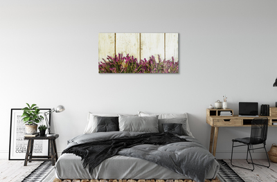 Obraz plexi Fialové kvety dosky