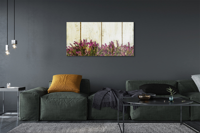Obraz plexi Fialové kvety dosky