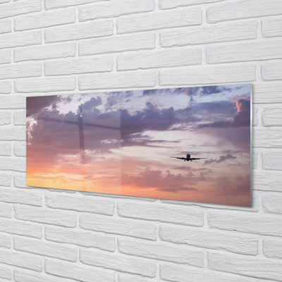 Obraz plexi Zamračené oblohy ľahké lietadlá
