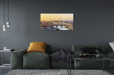 Obraz na akrylátovom skle Taliansko sunrise panoráma