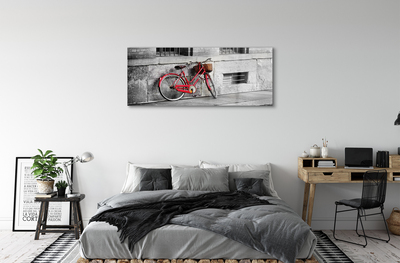 Obraz plexi Červené koleso s košíkom
