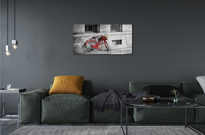 Obraz plexi Červené koleso s košíkom