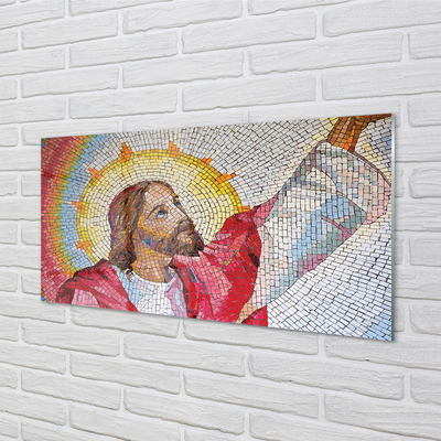 Obraz na akrylátovom skle Mozaika jesus