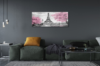 Obraz plexi Paris jarný strom