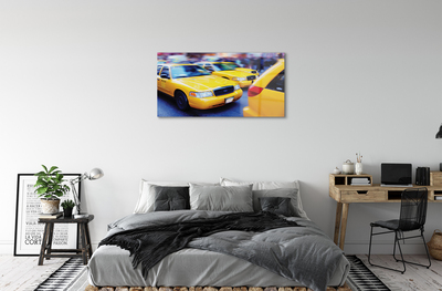 Obraz plexi Žltá taxi city