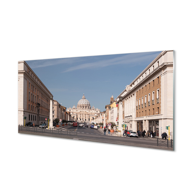 Obraz na akrylátovom skle Katedrála rome budovy ulice