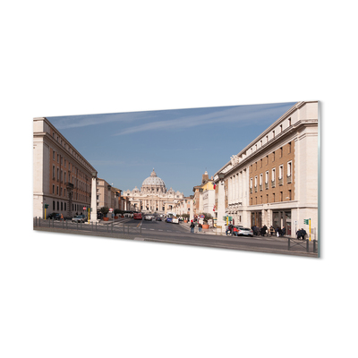 Obraz na akrylátovom skle Katedrála rome budovy ulice