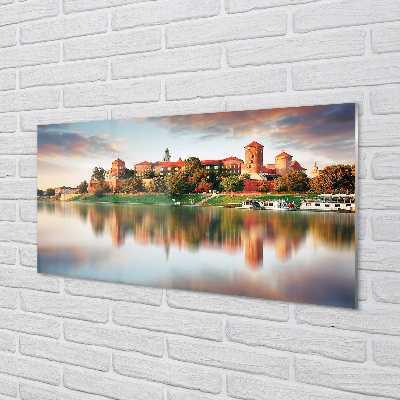 Obraz na akrylátovom skle Krakow hrad rieka