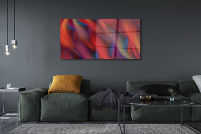 Obraz na akrylátovom skle Farebné pruhy fraktály