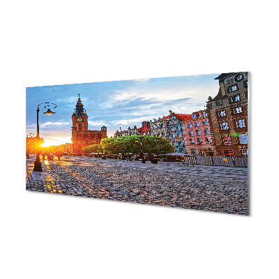 Obraz na akrylátovom skle Gdańsk staré mesto východ