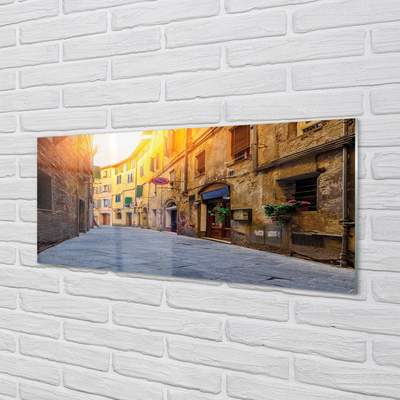 Obraz na akrylátovom skle Italy street budovy