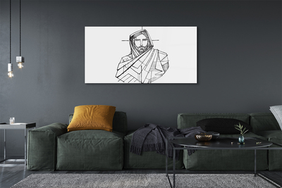 Obraz na akrylátovom skle Ježiš výkres