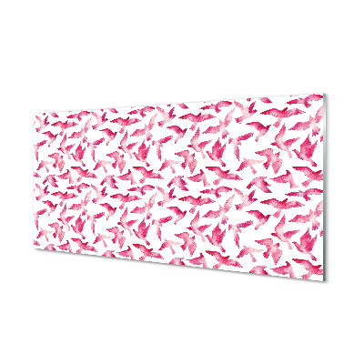 Obraz na akrylátovom skle Ružové vtáky