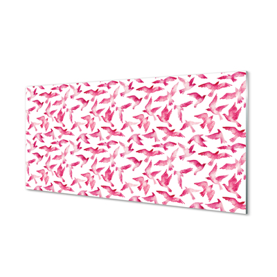 Obraz na akrylátovom skle Ružové vtáky