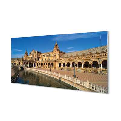 Obraz na akrylátovom skle Spain old market city