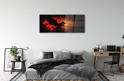 Obraz plexi Čierny drak mraky