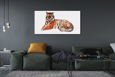 Obraz na akrylátovom skle Maľované tiger