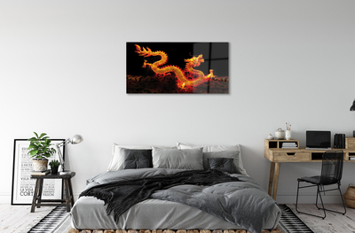 Obraz plexi Gold dragon