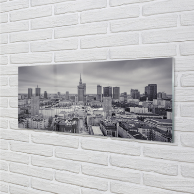 Obraz na akrylátovom skle Varšava mrakodrapy panorámu
