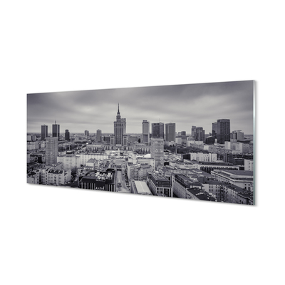 Obraz na akrylátovom skle Varšava mrakodrapy panorámu
