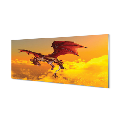 Obraz plexi Zamračené oblohy drak