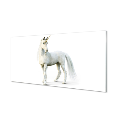 Obraz na akrylátovom skle Biely jednorožec