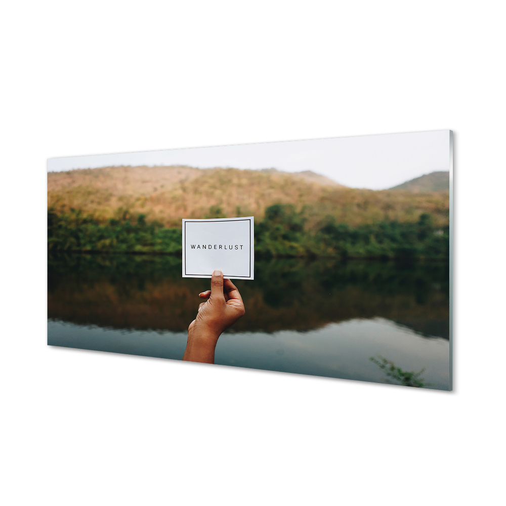 Obraz plexi Panorama ručné písmo