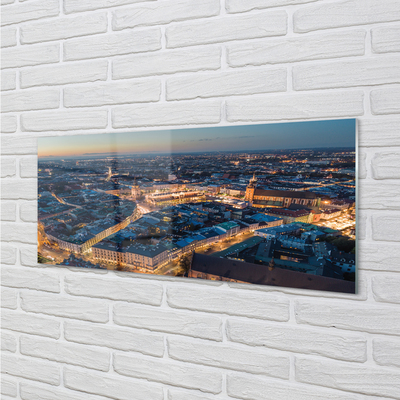Obraz na akrylátovom skle Krakov nočné panorama