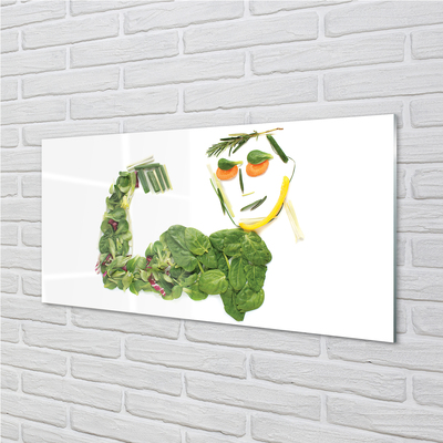 Obraz plexi Znak so zeleninou