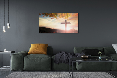 Obraz na akrylátovom skle Cross tree