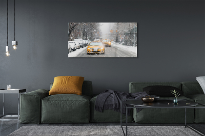 Obraz plexi Zime sneh limuzínový servis