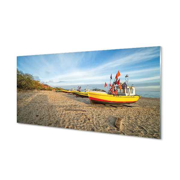 Obraz na akrylátovom skle Gdańsk beach lode sea