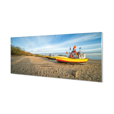 Obraz na akrylátovom skle Gdańsk beach lode sea