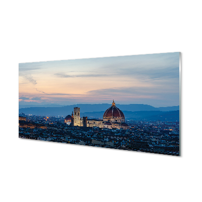 Obraz na akrylátovom skle Taliansko katedrála panoráma v noci