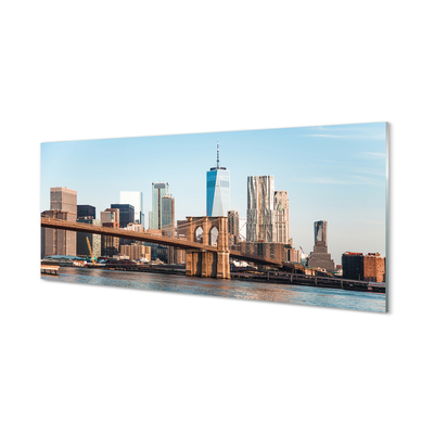 Obraz na akrylátovom skle Panorama bridge river