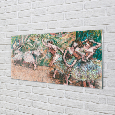 Obraz plexi Skica ženy tancujú lesa