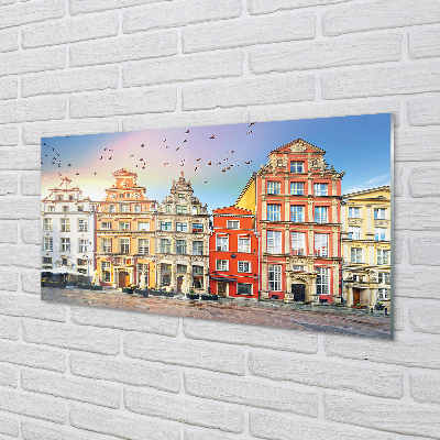Obraz na akrylátovom skle Gdańsk budovy staré mesto