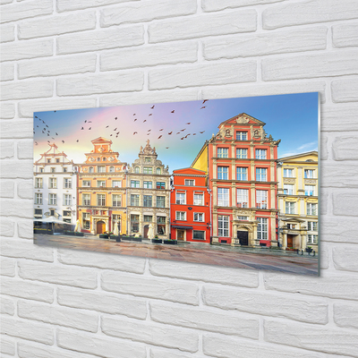 Obraz na akrylátovom skle Gdańsk budovy staré mesto