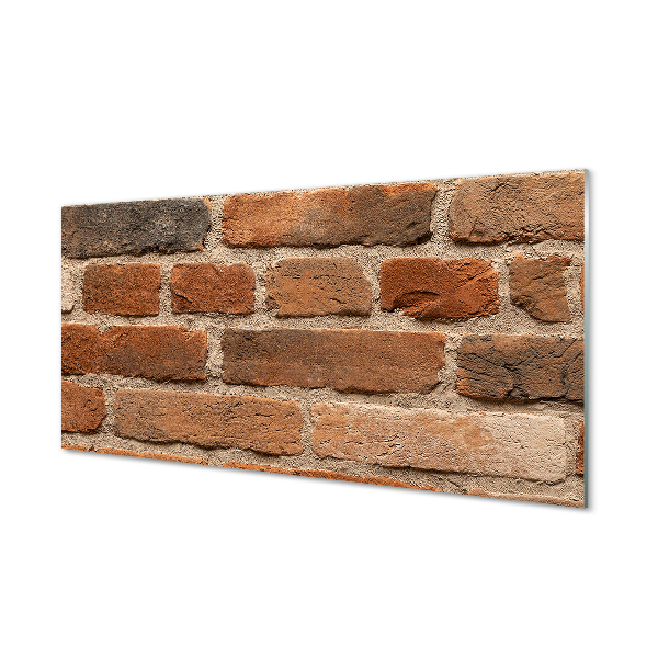 Obraz plexi Tehlová múr kamenná