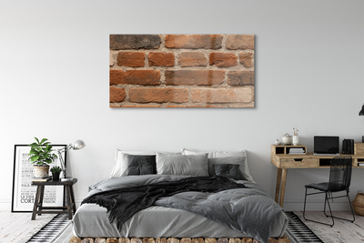 Obraz plexi Tehlová múr kamenná