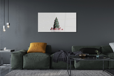 Obraz plexi Ozdoby na vianočný stromček darčeky