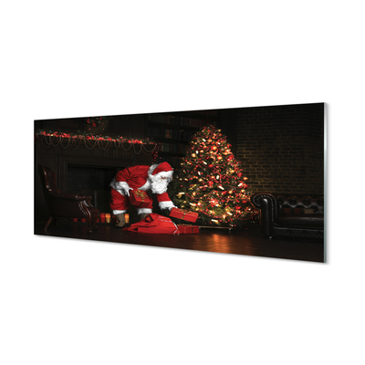 Obraz plexi Ozdoby na vianočný stromček darčeky claus