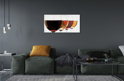 Obraz plexi Poháre vína
