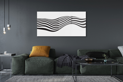 Obraz na akrylátovom skle Zebra pruhy vlna