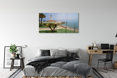 Obraz na akrylátovom skle Španielsko pobreží maják
